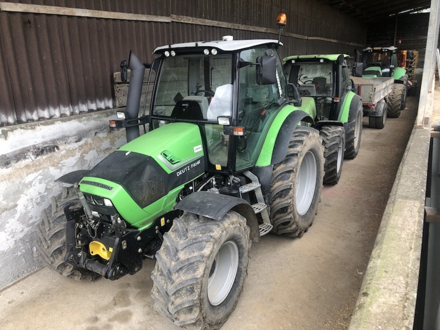 Die Deutz-Fahr-Flotte kommt im Kartoffelanbau voll zum Zug.