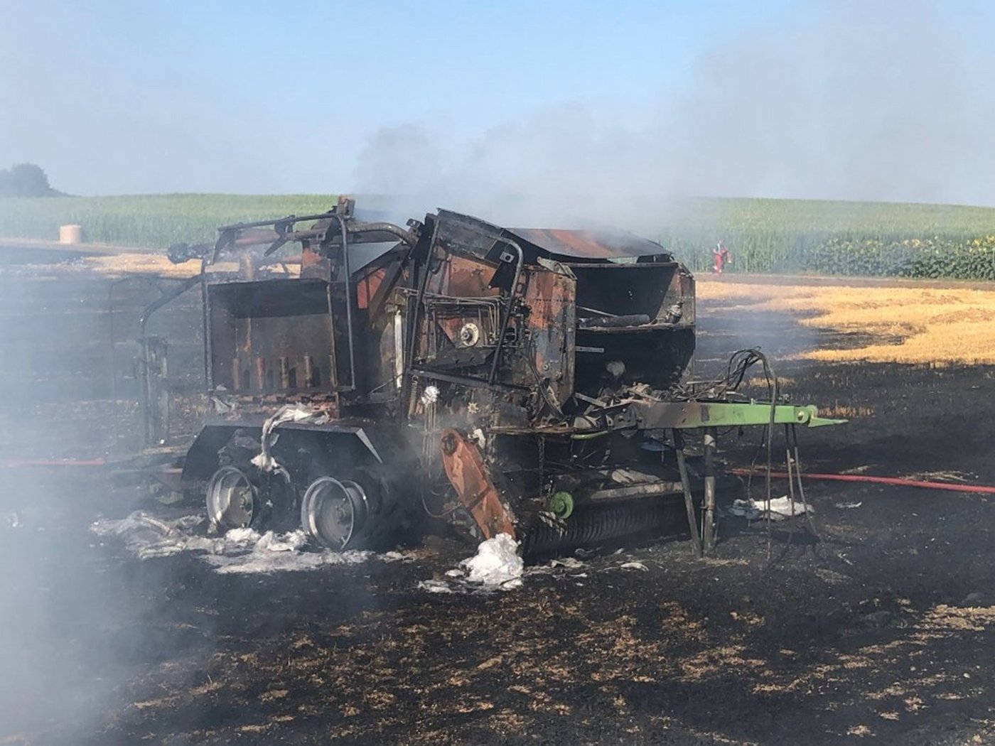 Ballenpressen sind komplexe Geräte. Sie können auf verschiedene Arten beschädigt werden. Ein umfassender Versicherungsschutz ist sinnvoll. (Bild Kantonspolizei Zürich)