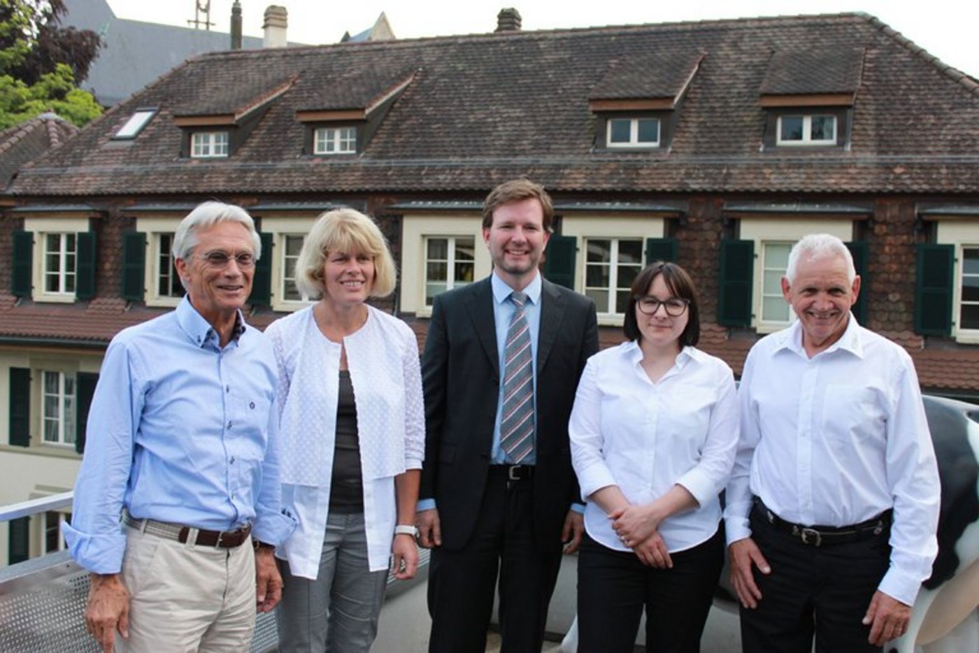 Hansueli Raggenbass, Sara Stalder, Beat Röösli, Mirjam Hostettler, Hans Schüpbach (v.l.). (Bild TSM)
