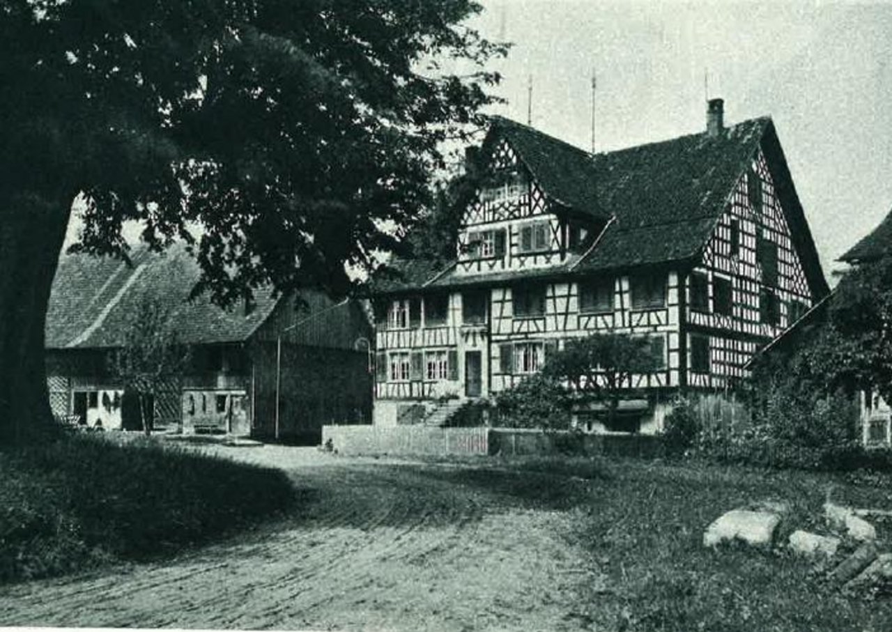Das Thurgauer Bauernhaus wurde mit schwäbischem Riegelbau geziert. (Bild Hausammann, Heiden)