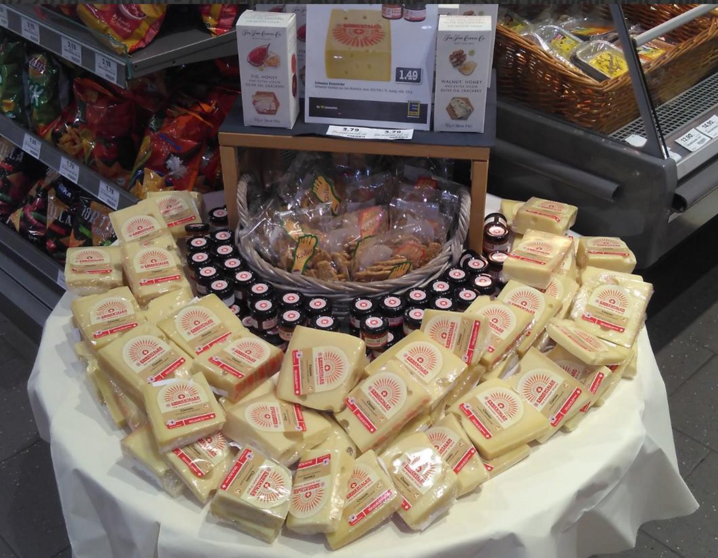 So sieht die Warenpräsentation in Deutschland aus: Man setzt auf Kundennähe. (zvg/Emmentaler Switzerland)