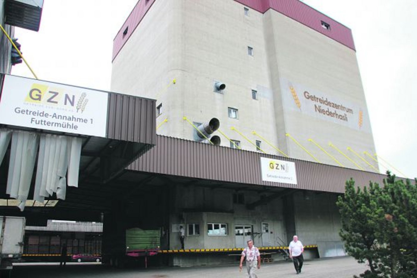 Anlässlich des 50-Jahr-Jubiläums öffnete das Getreidezentrum Niederhasli seine Türen für die breite Bevölkerung. (Bild Roland Müller)