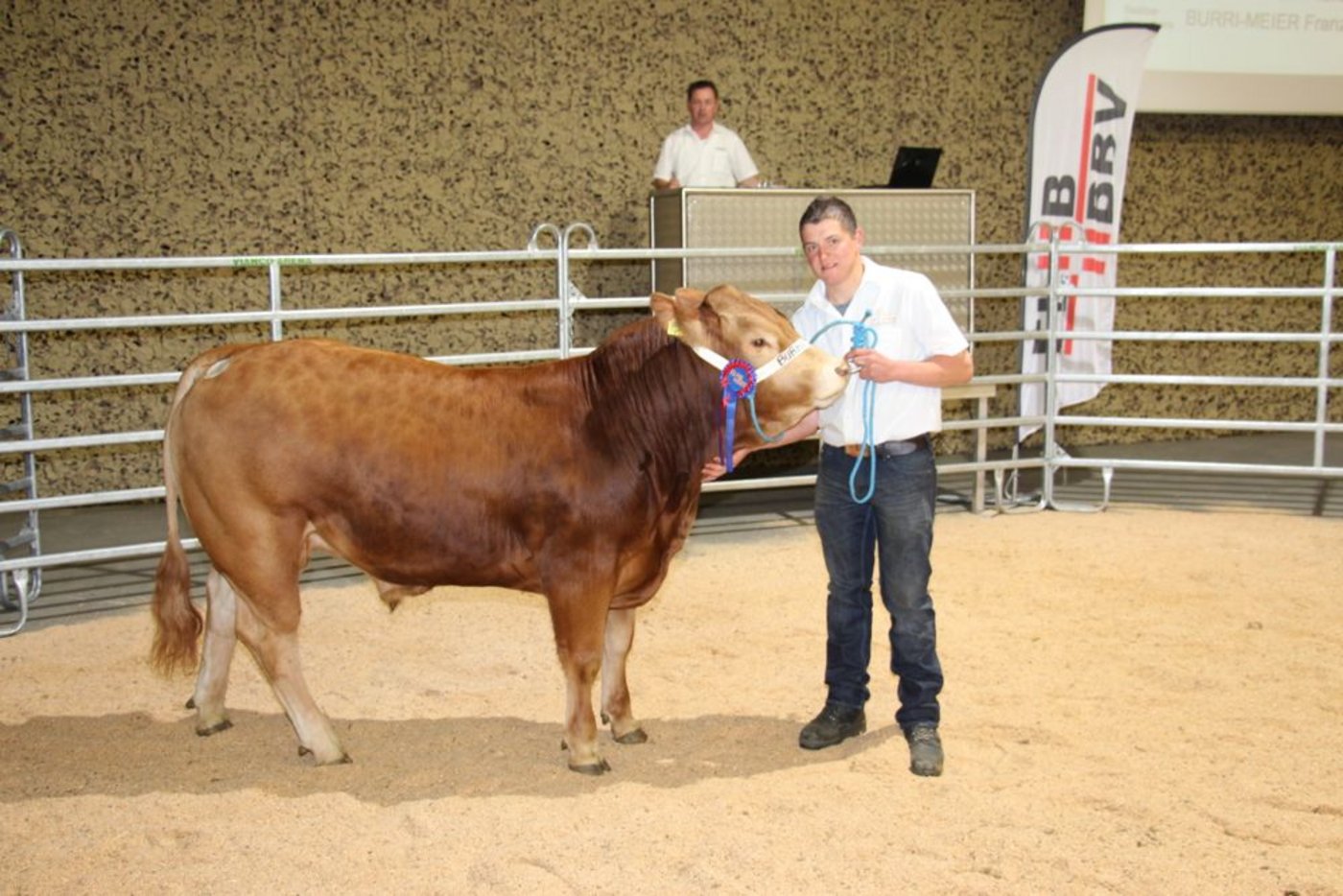 Vize-Champion wurde der sehr gut bemuskelte Limousin-Stier Burri’s Oldi mit der Benotung 92, 94, 92 und 92 in der Synthese. Er galt 5200 Franken. 