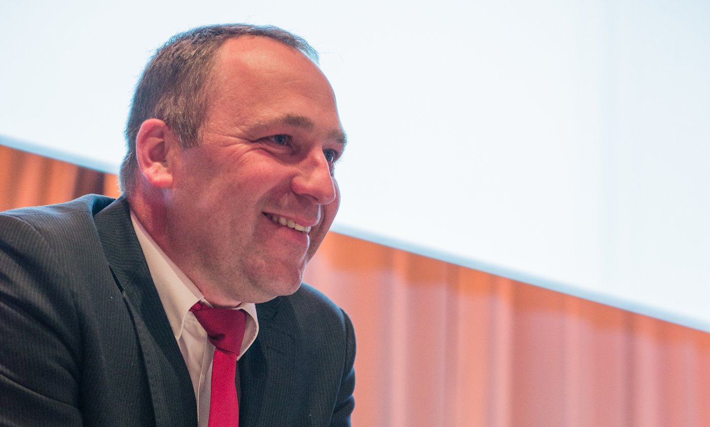 Auch Swissherdbook-Präsident Markus Gerber schien trotz einem Lächeln angespannt. 