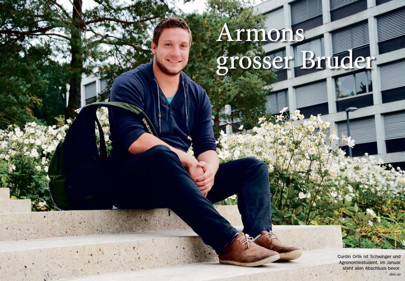 Die BauernZeitung porträtierte Curdin Orlik, den Bruder von Armon Orlik, kürzlich. Das Porträt findet man in der BauernZeitung Nordwestschweiz, Bern und Freiburg vom 6. Oktober. (Bild Simone Barth)