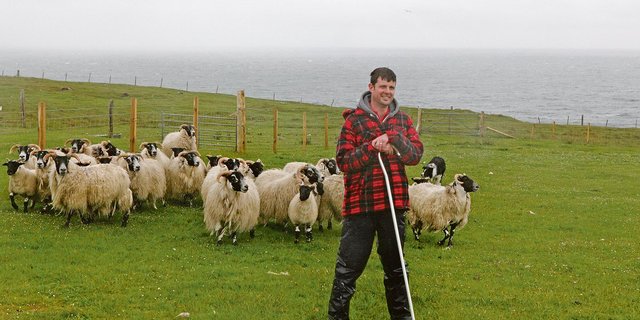 Scott MacRury ist ein Crofter auf der Insel Lewis. (Bild Melanie Graf)