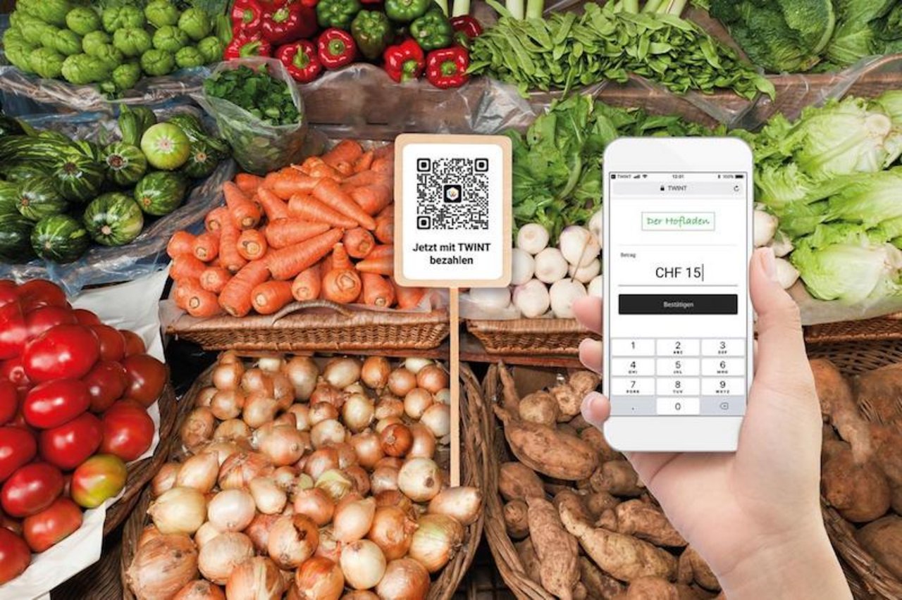 Bezahlen mit der App: Twint ermöglicht Transaktionen ohne Bargeld und Karten-Terminal. (Bild zVg)