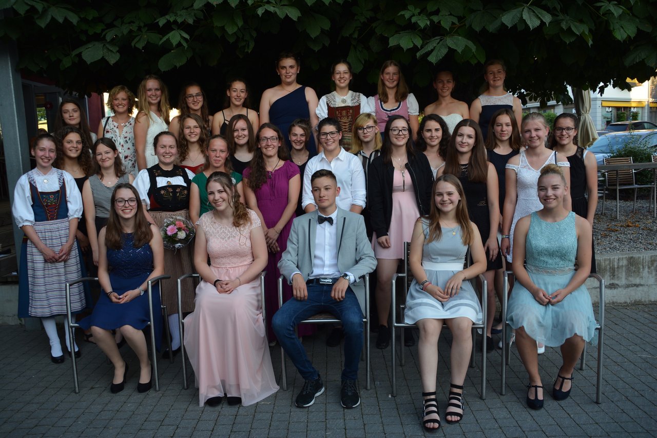 Die AgriPrakti-Klasse von 2017/2018. (Bilder lae)