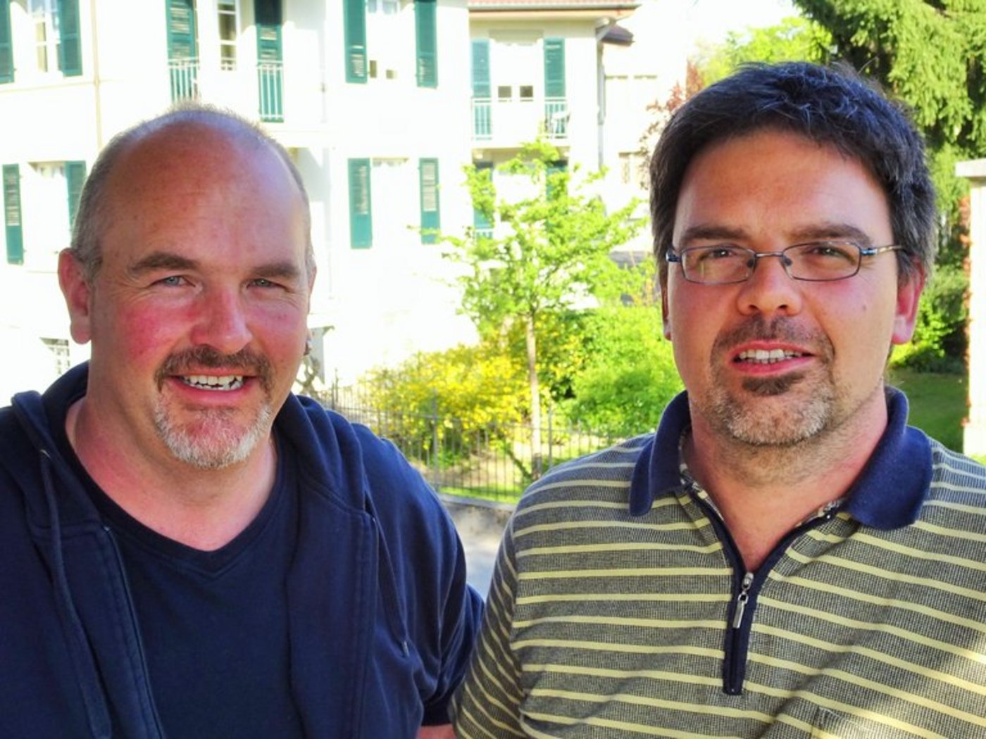 Andreas Reichmuth (r.) löst Res Aeschbacher ab. (Bild lid)