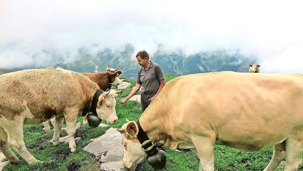 «Jeden Frühling ein Heimkommen»: Erich von Siebenthal auf der Alp. 