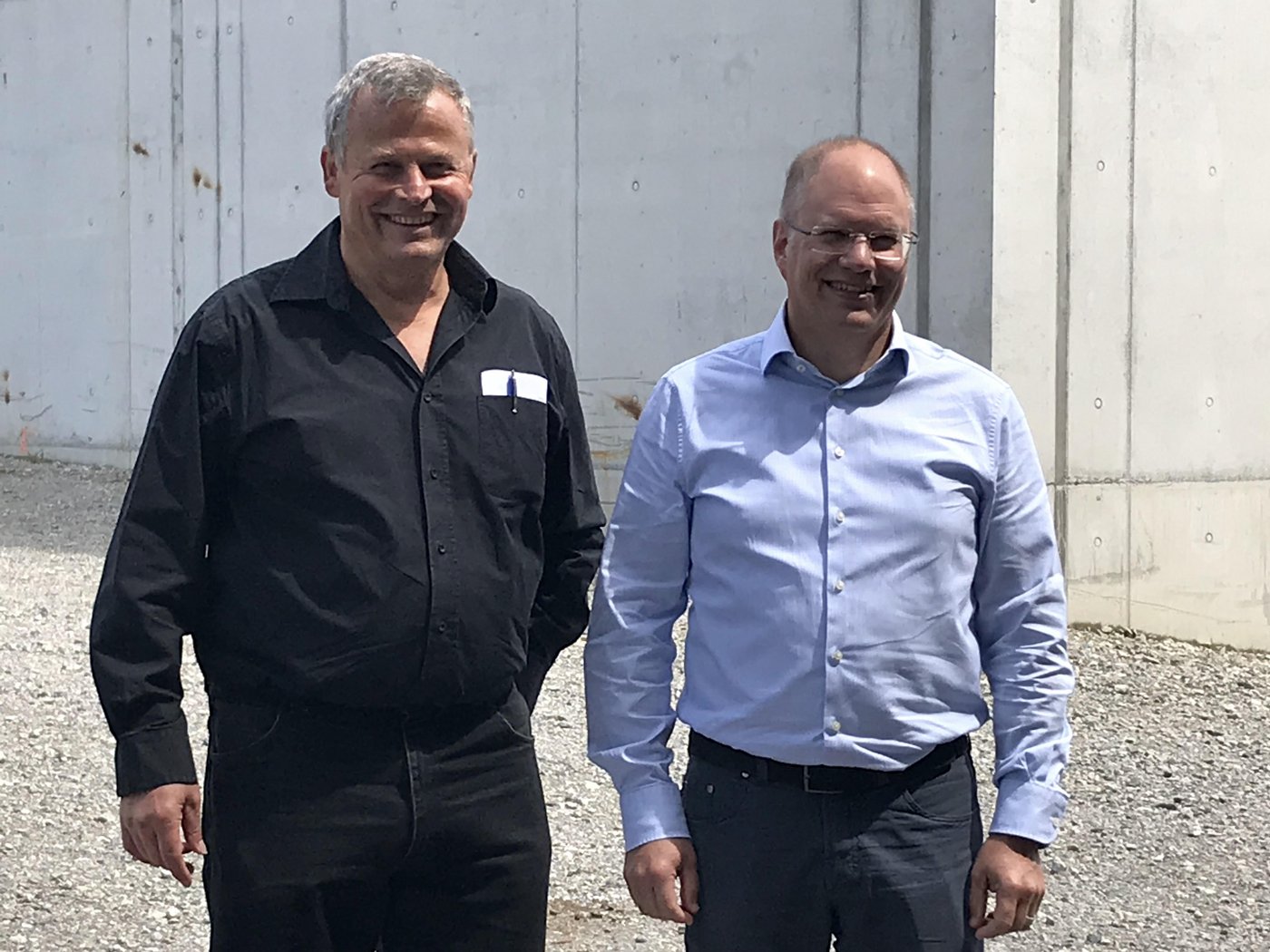 Rolf Häusler (links) ist nach 24 Jahren als Präsident des VKGS zurückgetreten. Sein Nachfolger ist der 46-jährige Waadtländer Olivier Sonderegger. (Bilder Alexandra Stückelberger)