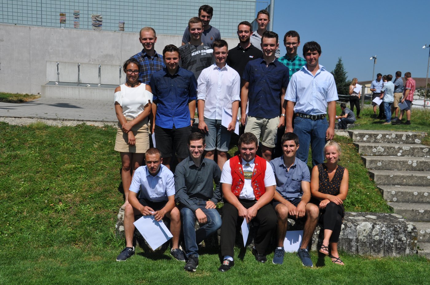 Beachtliche Leistung: 16 der diplomierten Landwirte EFZ erhielten aufgrund guter Noten eine Anerkennungsurkunde.