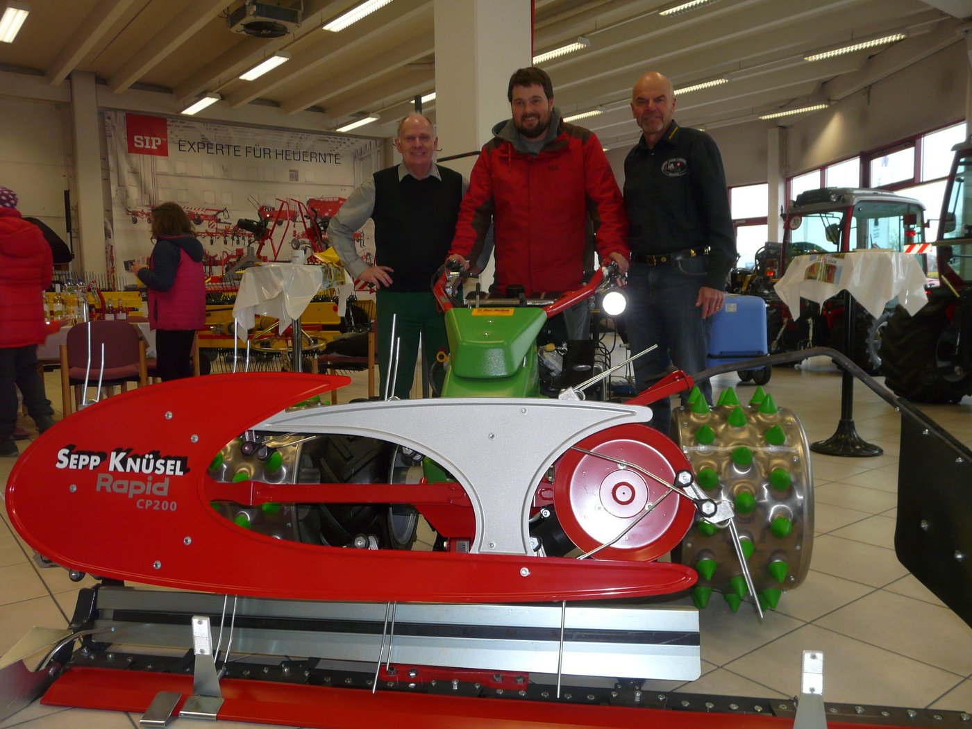 Sepp Knüsel, Florian Flühler und Jörg Schwaninger. 