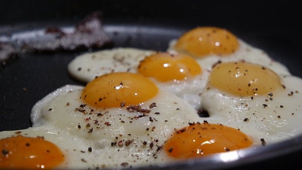 Ob als Spiegelei oder in der Carbonara-Sauce, in selbst zubereiteten Gerichten mögen Schweizerinnen und Schweizer Eier in Bio-Qualität. (Bild sonnenwind70 / Pixabay) 