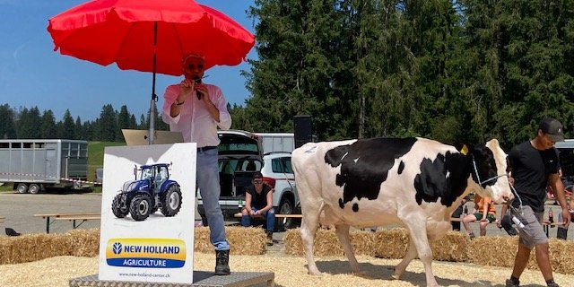 Gantrufer Alois Wyss an der Arbeit Les Reussilles. (Bild akr)