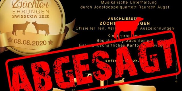 Die Swisscow wird erst 2021 wieder stattfinden. (Bild Swissherdbook)