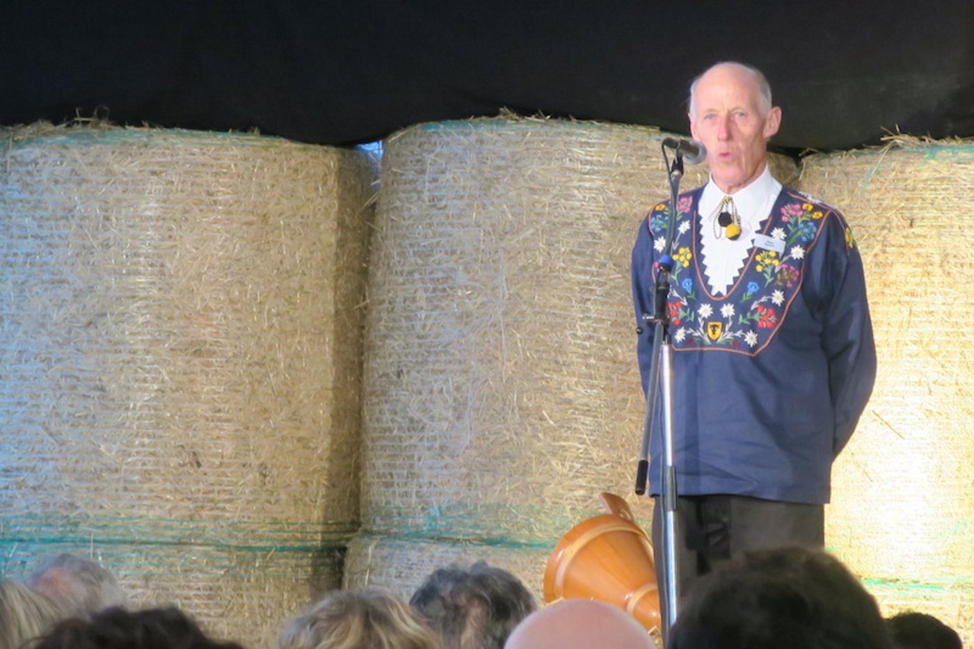 Ein Gruss der besonderen Art: Sepp Zurfluh, Älpler aus Attinghausen UR, trug den Alpsegen vor.