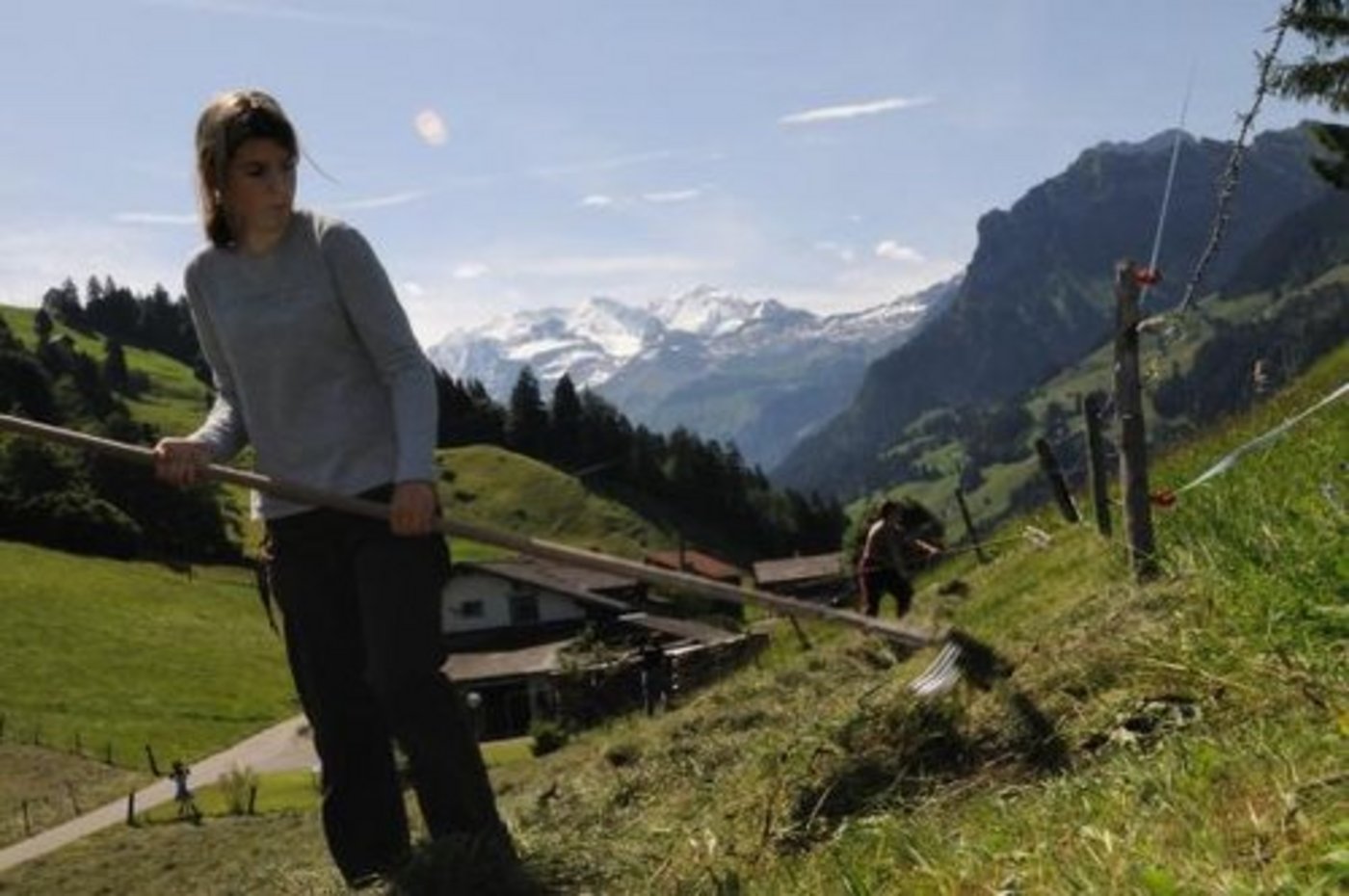 Einmal für ein paar Wochen auf einem Bauernhof leben und arbeiten ist eine interessante Erfahrung. (Bild: lid)
