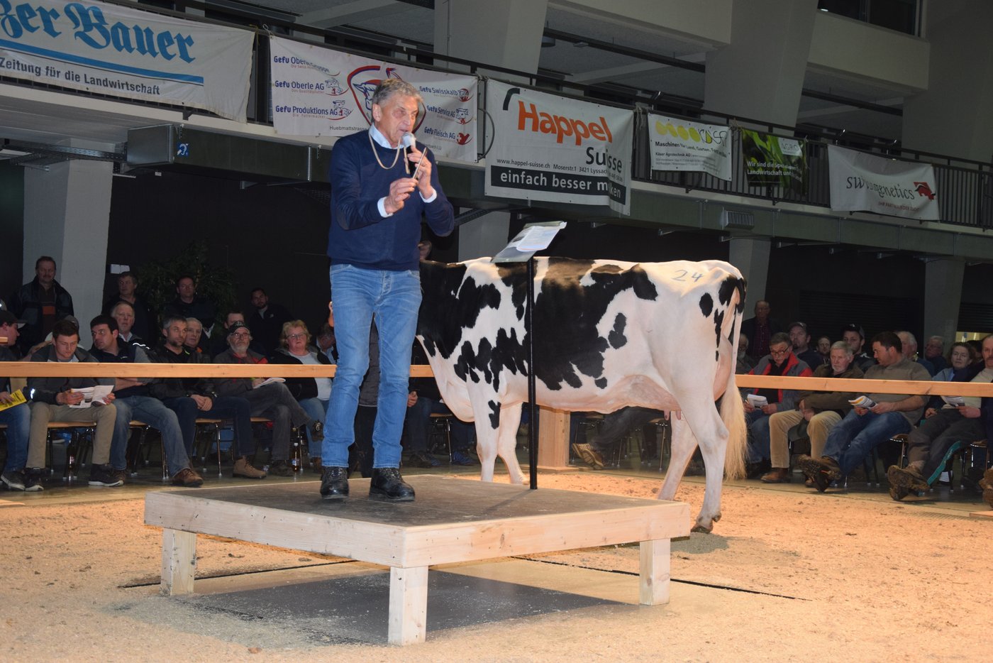 Die schöne Dempsey Trina von Hansueli Reinhard, Rüedisbach BE, war einem Käufer 3600 Franken Wert. 