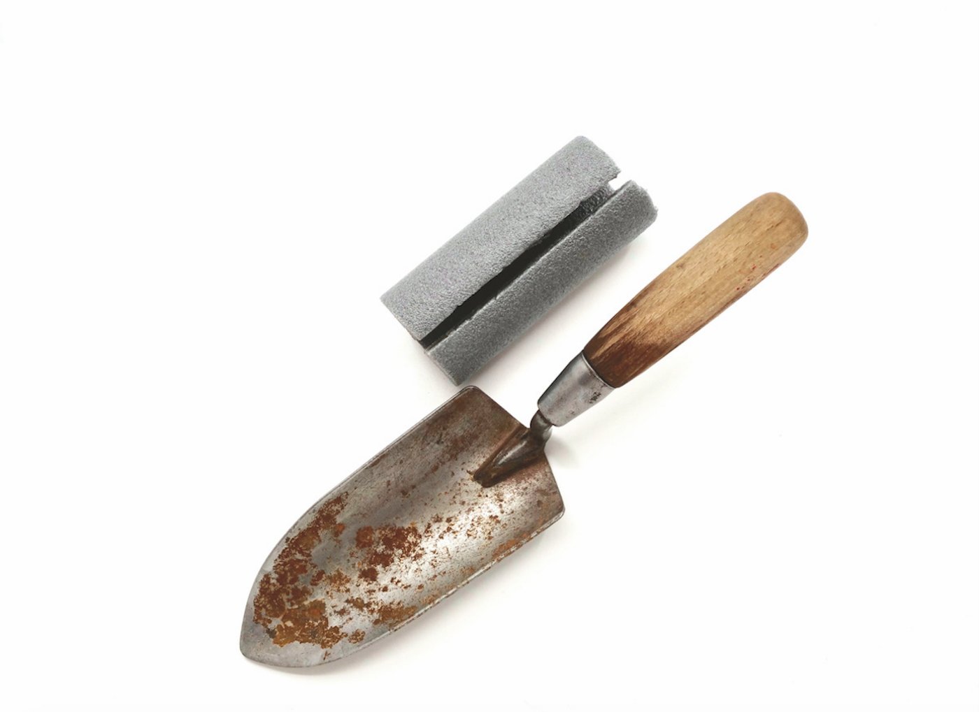 Rohrisolation hilft für einen besseren Griff. 