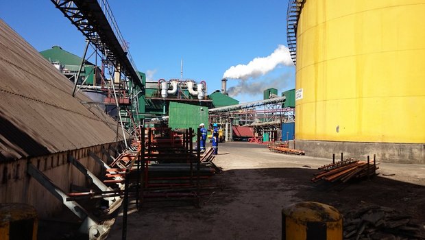 Ausschnitt des Industrie-Labyrinths Nakambala Sugar: die grösste Zuckerfabrik in Sambia. (Bilder Markus Schär) 