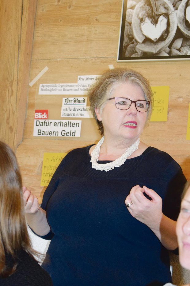 Barbara Thörnblad gab den Teilnehmerinnen Ratschläge mit, wie Schlagzeilen und Anschuldigungen begegnet werden kann. (Bild dj)