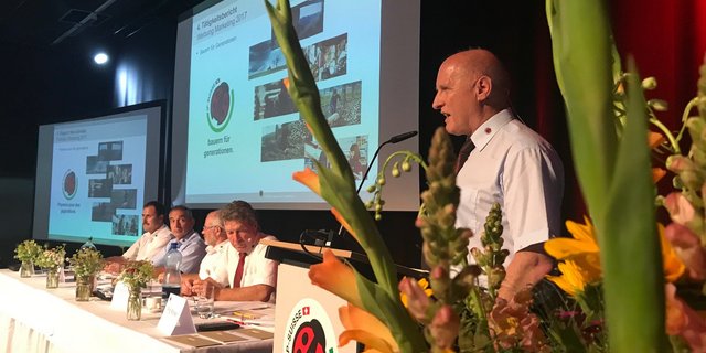 Fritz Rothen zeigte sich erfreut über das vergangene IP-Landwirtschaftsjahr. (Bild akr)