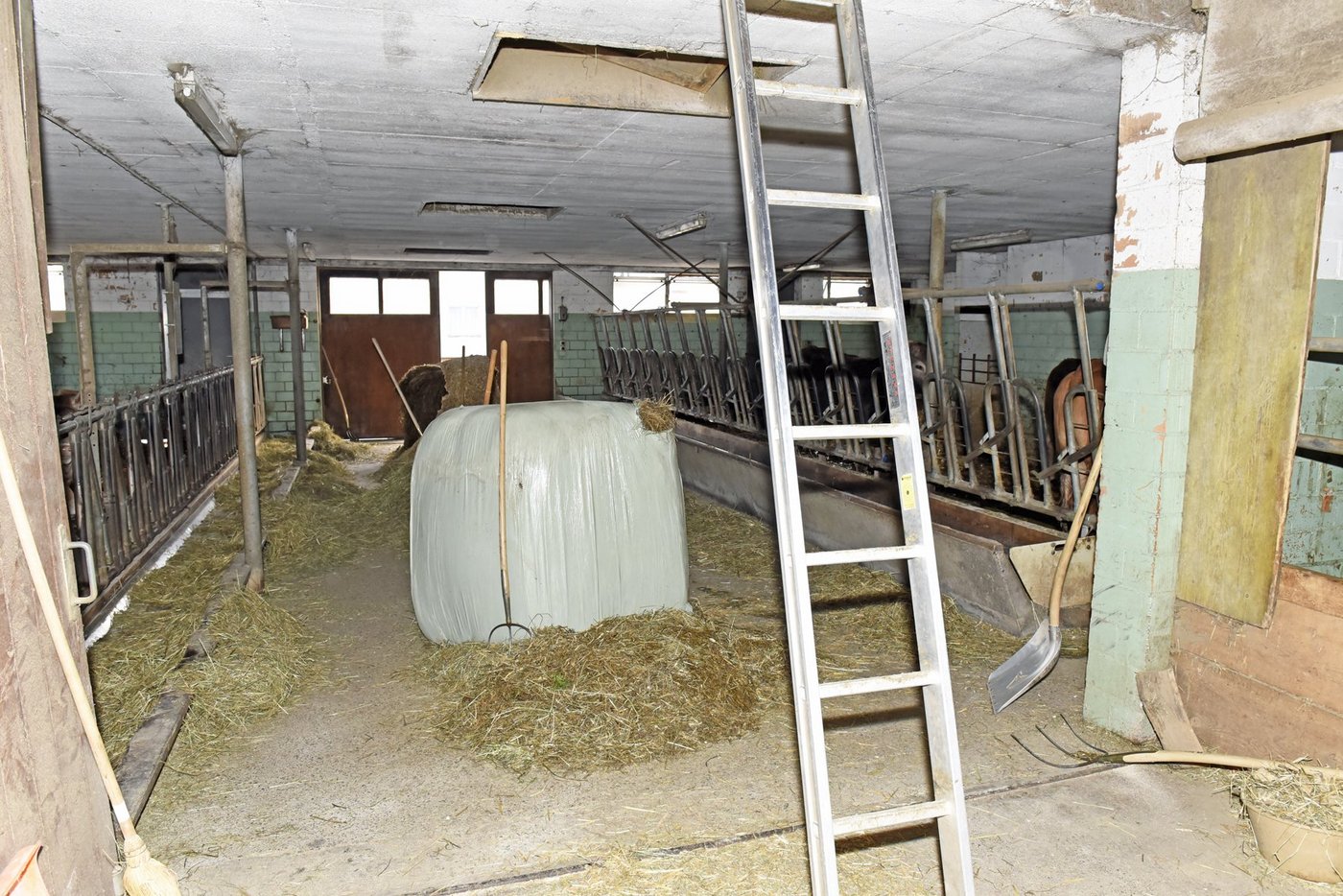 Der Landwirt fiel drei Meter in die Tiefe. (Bild Kantonspolizei Schaffhausen)