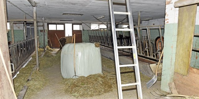 Der Landwirt fiel drei Meter in die Tiefe. (Bild Kantonspolizei Schaffhausen)