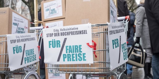 Die Fair-Preis-Initiative will keine Hochpreis-Insel Schweiz mehr. (Bild fair-preis-initiative.ch)