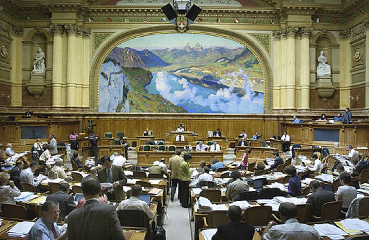 Nationalratssaal während einer Session. (Symbolbild Parlament.ch)