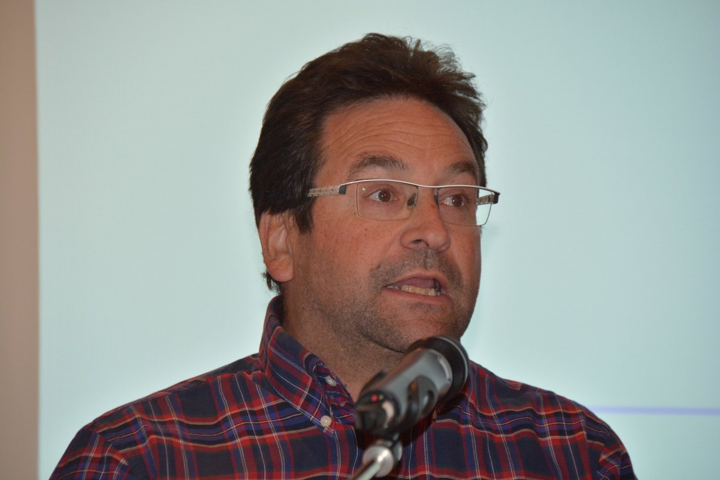 Martin Schlatter kam mit seinem Antrag bei den Delegierten von MPM/Mimo durch.    (Bild aem)