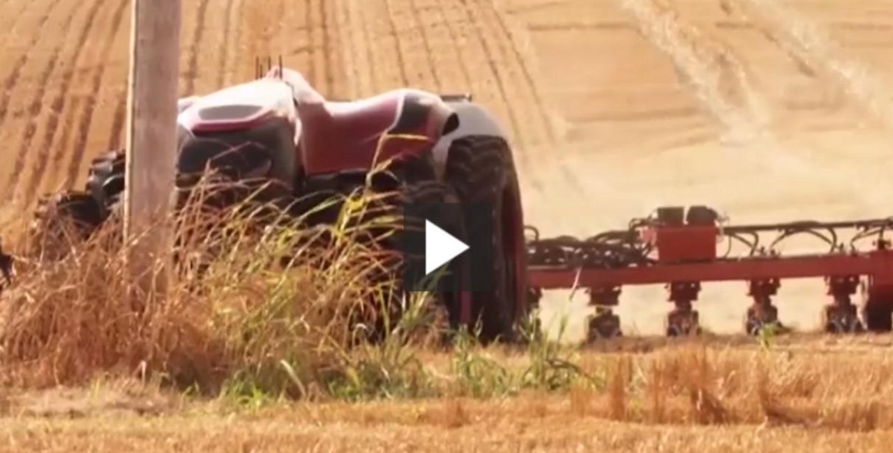 Sieht so die Zukunft der Landwirtschaft aus? Selbstfahrende Traktoren. (Bild Screenshot t-online.de)