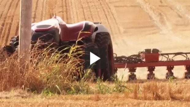 Sieht so die Zukunft der Landwirtschaft aus? Selbstfahrende Traktoren. (Bild Screenshot t-online.de)
