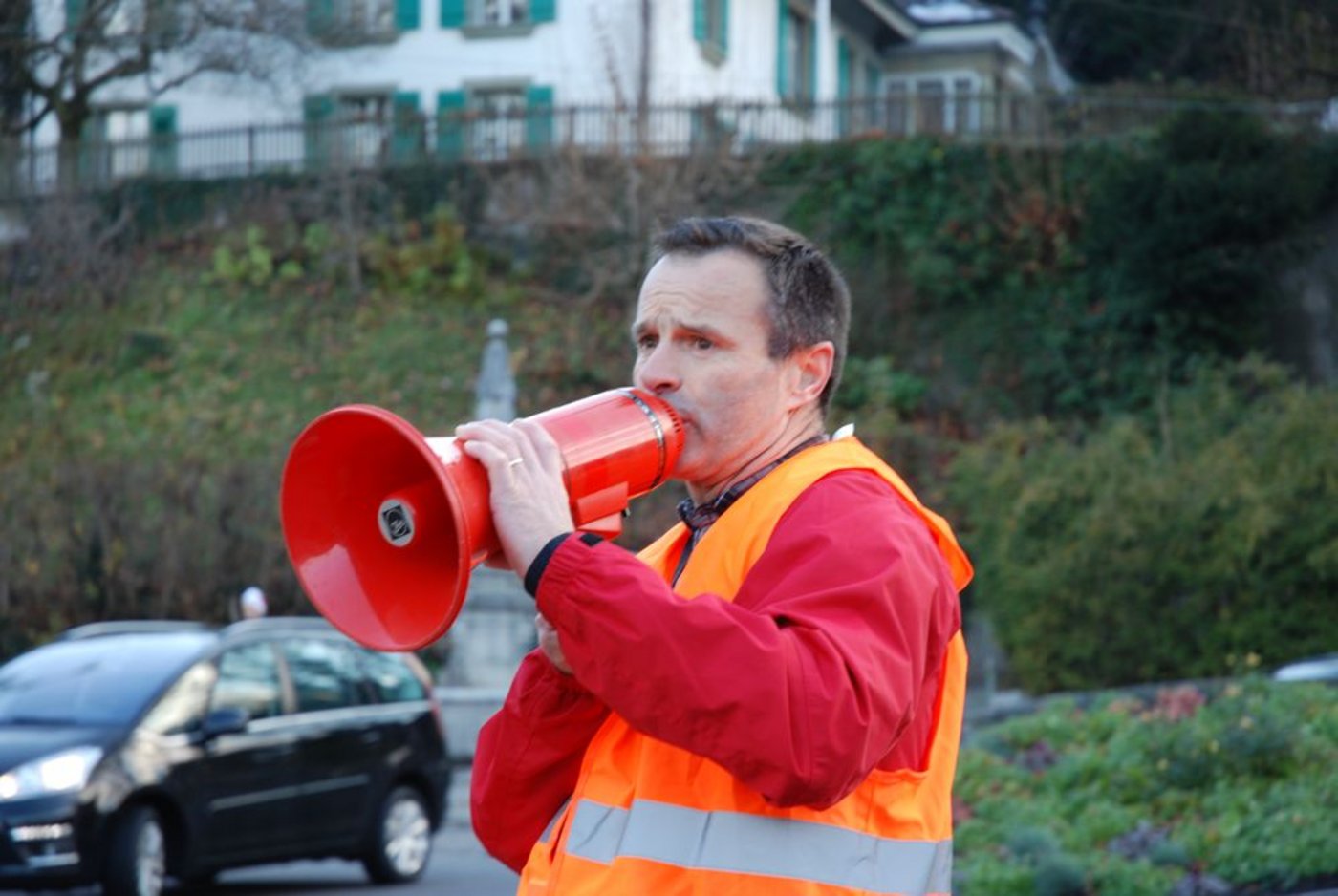 Urs Schneider, stv. SBV-Direktor, hat die Grossdemo generalstabsmässig organisiert.