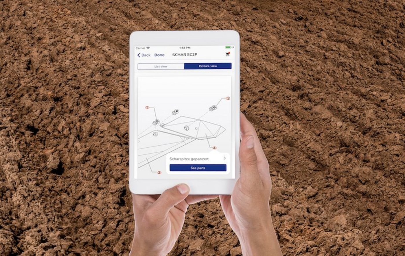 Die App soll die Bestellung von Lemken-Ersatzteilen vereinfachen. (Bild zVg)