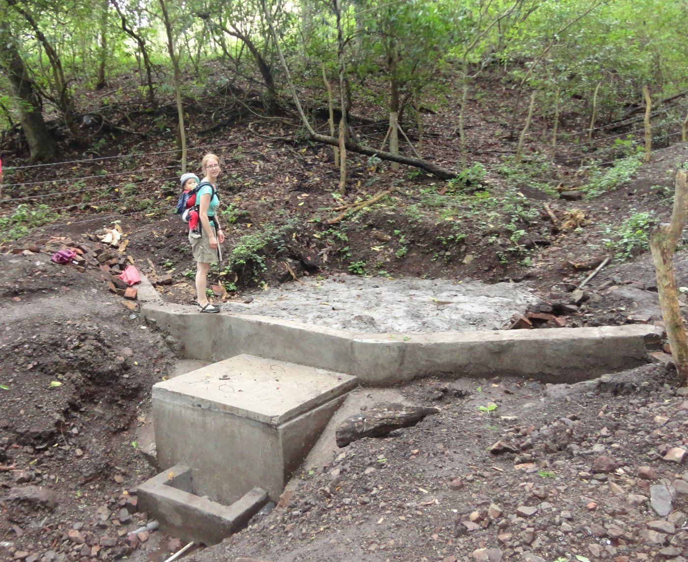 Endlich hat es geklappt mit der Wasserversorgung. (Bild zVg)