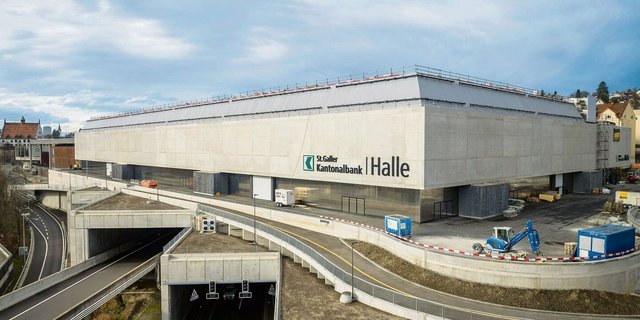 Die St.-Galler-Kantonalbank-Halle wurde Anfang März bei den Opening Days 2024 eingeweiht. 