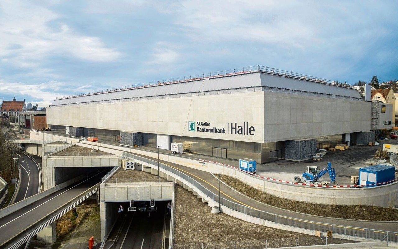 Die St.-Galler-Kantonalbank-Halle wurde Anfang März bei den Opening Days 2024 eingeweiht. 