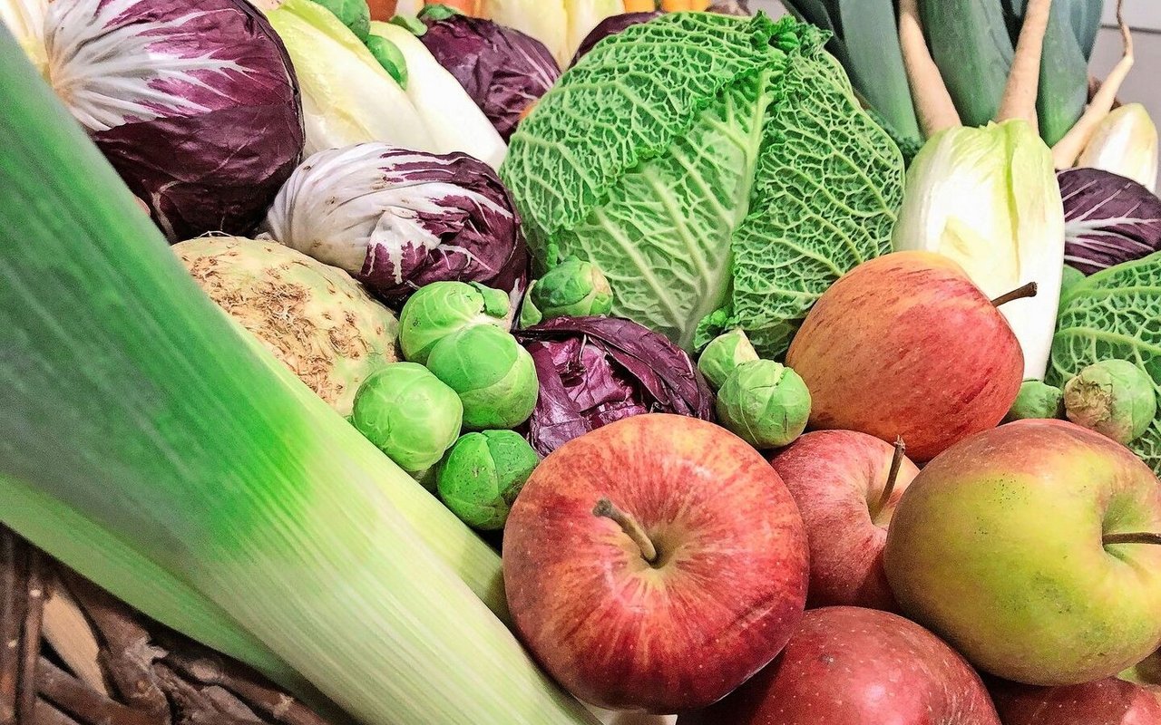Die Dekoration zur Tagung machte klar: Die Lebensmittelproduktion ist und bleibt die Hauptaufgabe der Landwirtschaft. Mittlerweile gelte es aber auch andere Ziele zu erreichen.