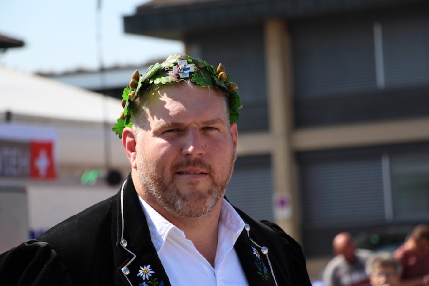 Christian Stucki am Zuger Stierenmarkt. (Bild zVg)