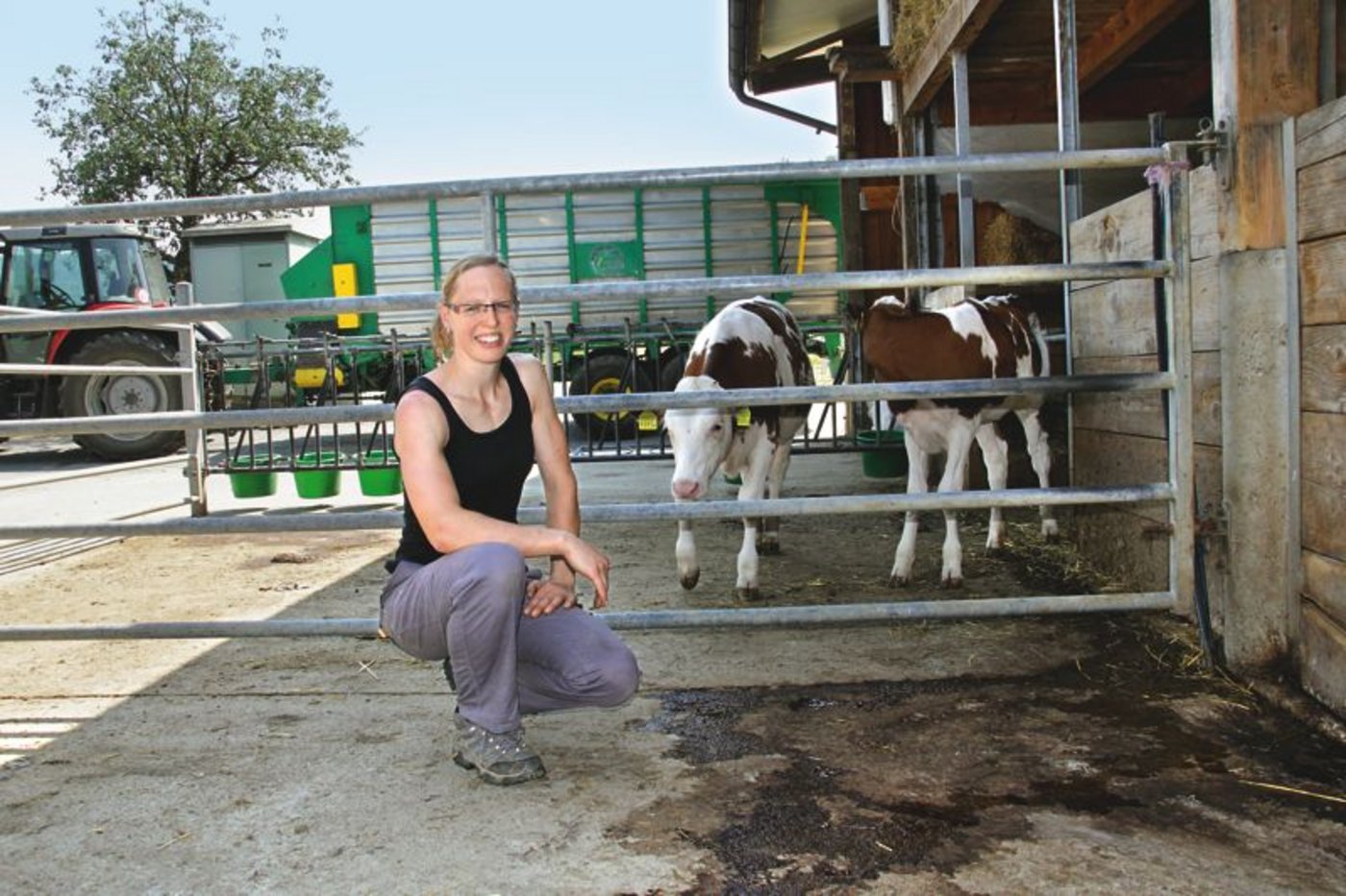 In ein paar Jahren will die 31-jährige Yvonne Ritter den Betrieb ihres Vaters übernehmen. (Bild SBV)