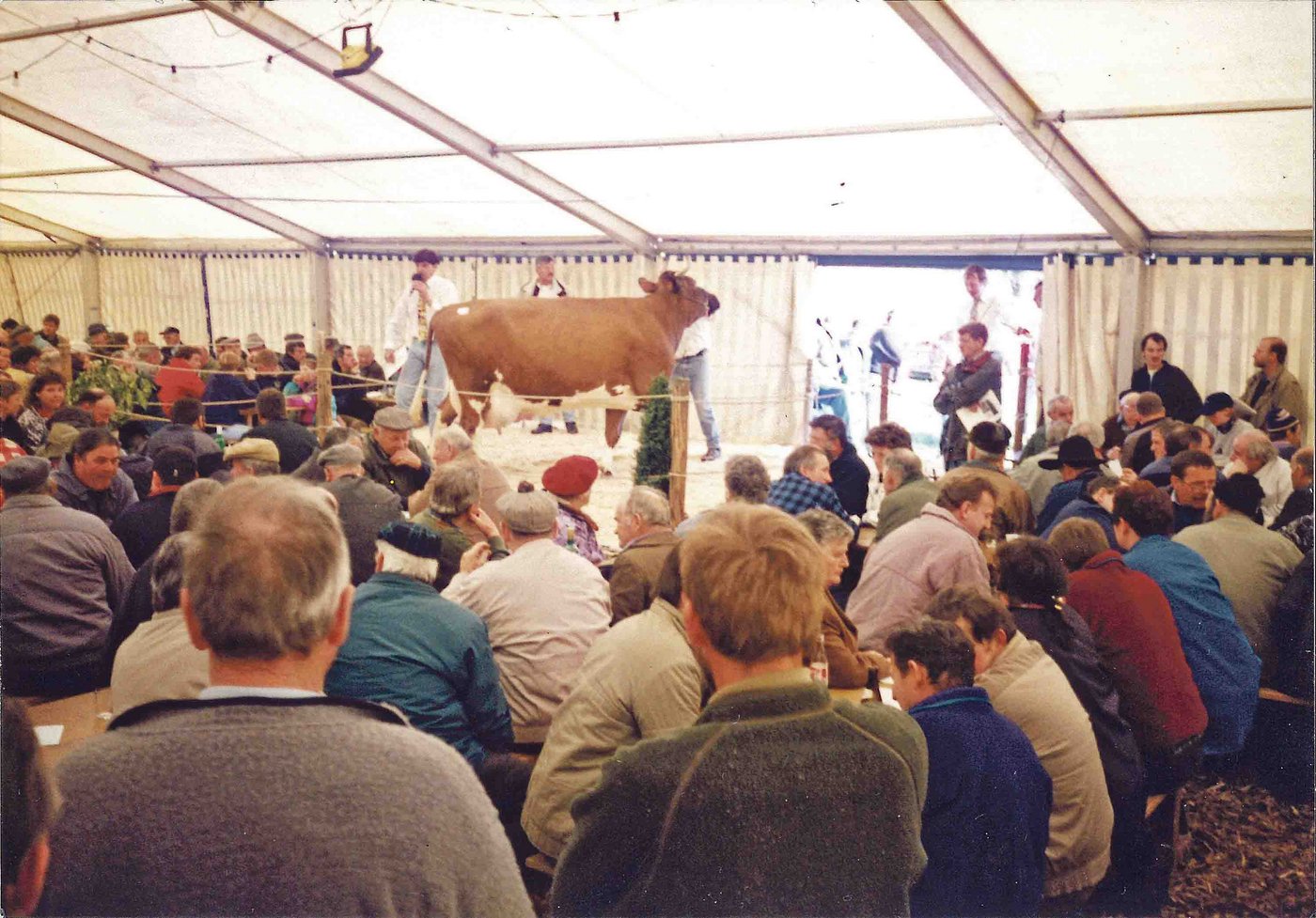  Viele Leute besuchten am 21. März 1998 unsere Versteigerung. (Bild Peter Fankhauser)
