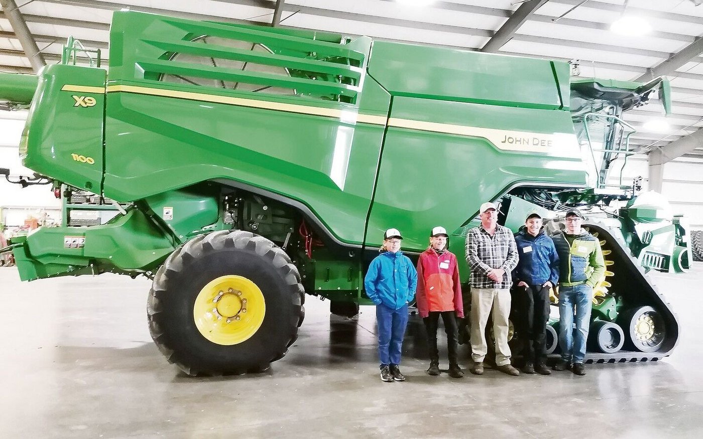 Die grossen Maschinen auf den Betrieben in den USA  begeisterten die vier Jungbauern aus Trachslau.