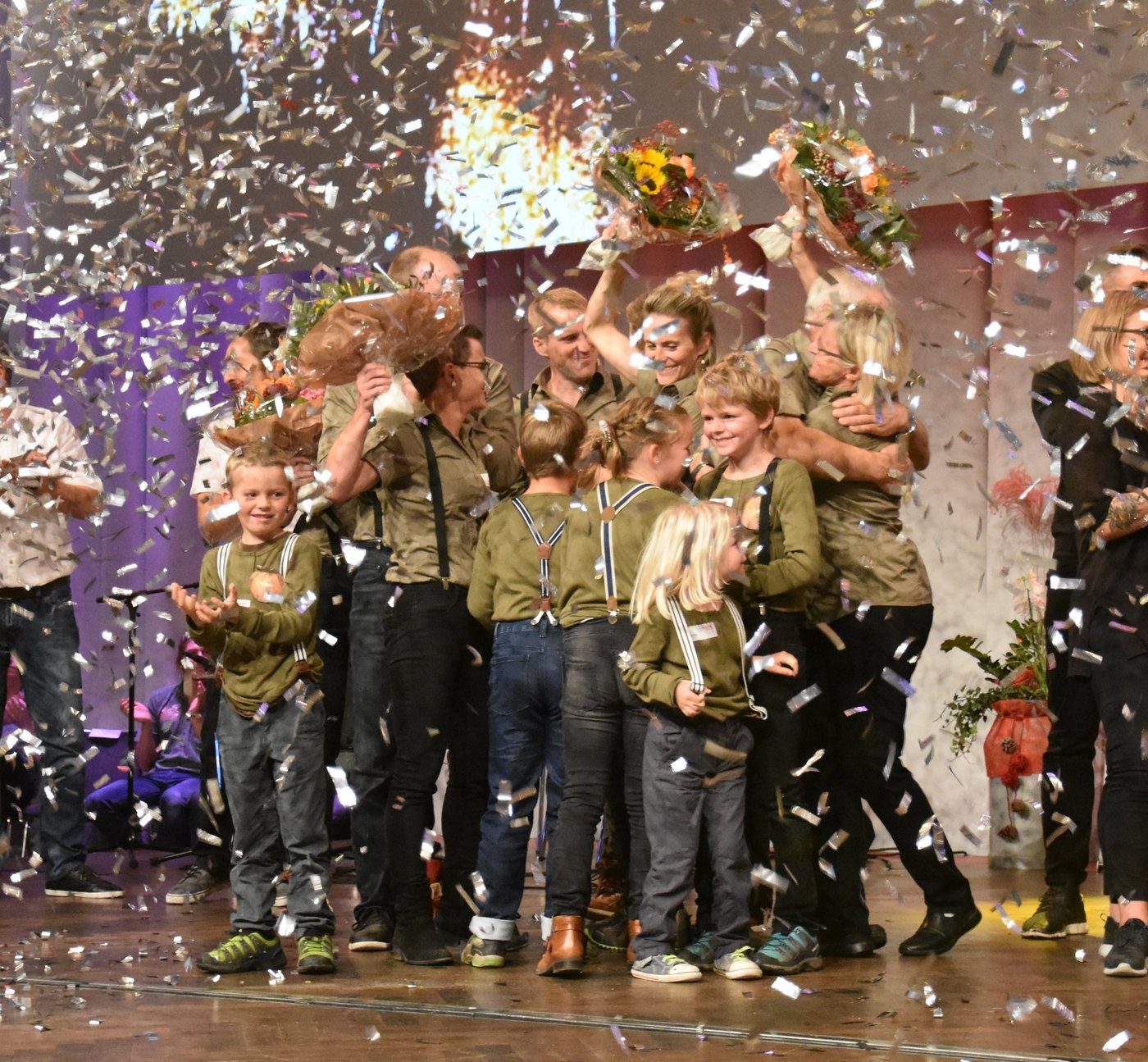 Die Gewinner des Agropreis 2018: Die Familie Brütsch mit "Kürbiskerne". (Alle Bilder sdm)