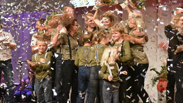 Die Gewinner des Agropreis 2018: Die Familie Brütsch mit "Kürbiskerne". (Alle Bilder sdm)