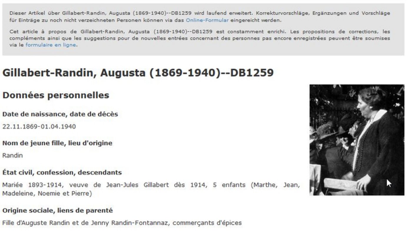 Kleiner Einblick in das neue Das Online-Portal. (Bild histoirerurale.ch)