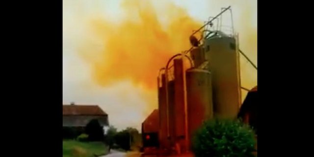 Sollten solche Gaswolken entweichen, ist höchste Vorsicht geboten. (Bild zVg)