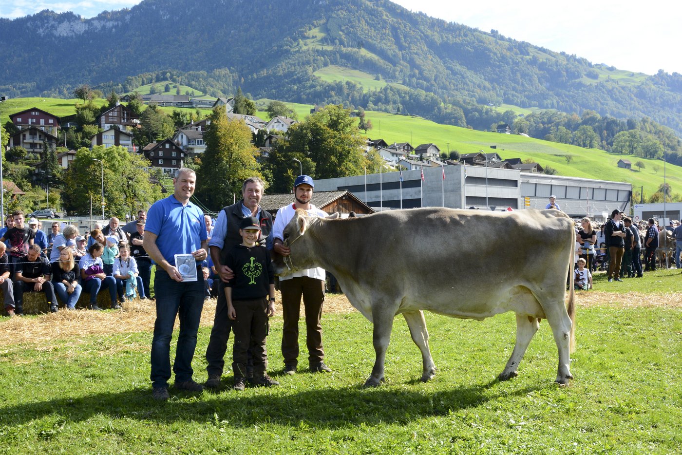 Blooming Belinda von Noldi Amstutz, Wiesenberg, gewann den Preis Miss Genetik Braunvieh.