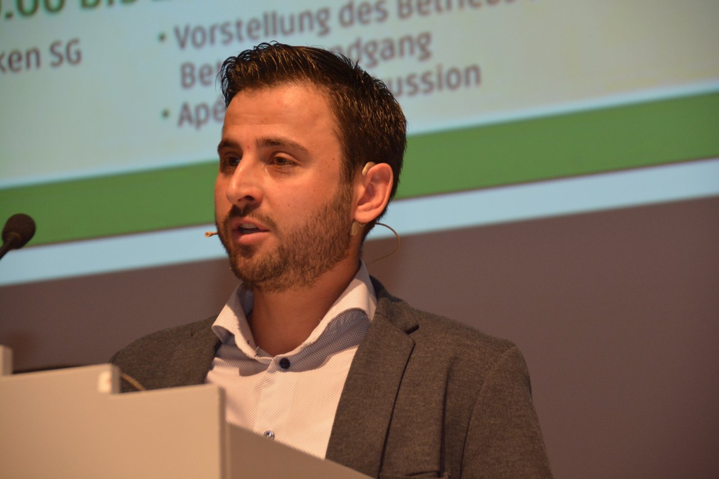 Christian Schönbächler, Präsident Junglandwirte, fordert bessere Milchpreise, «sonst steigen die Jungen aus.»